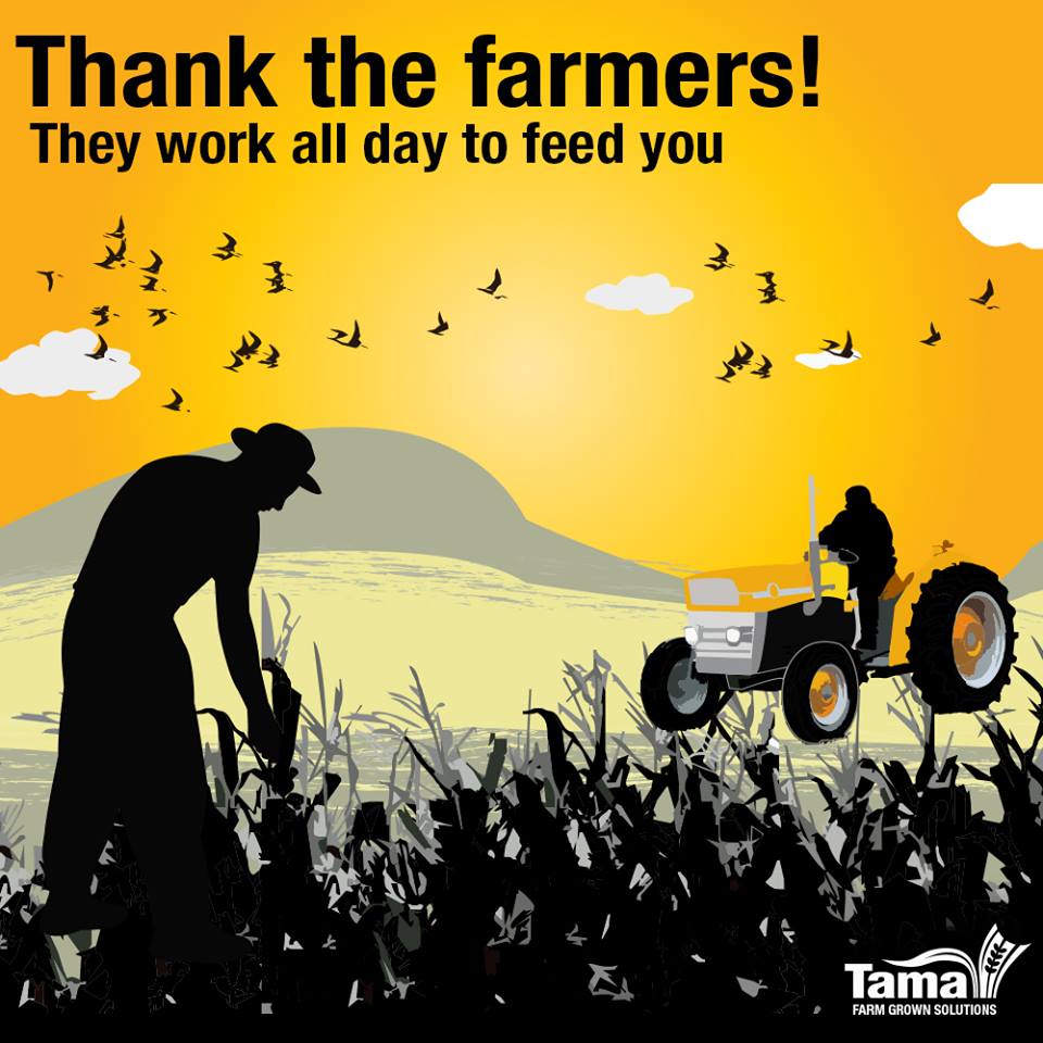 Thank the farmers