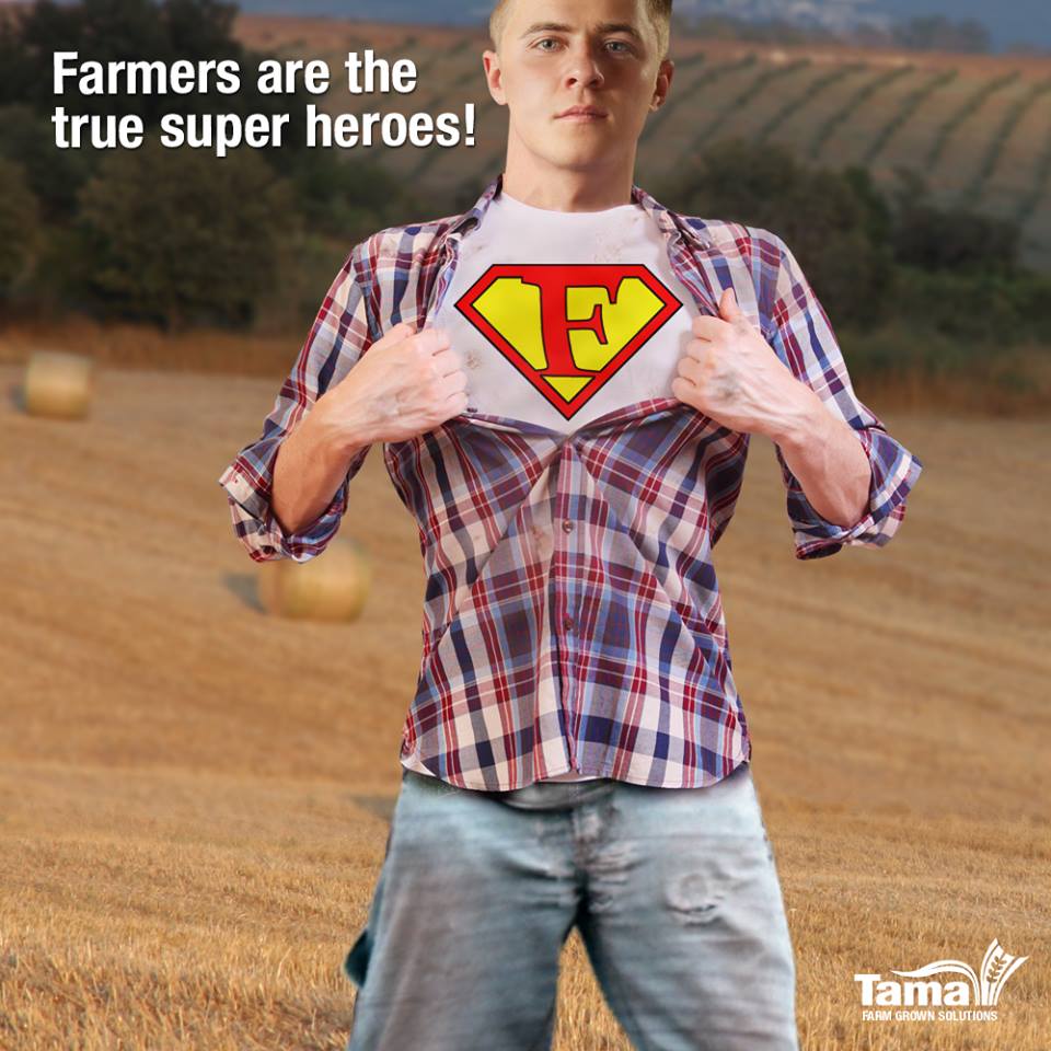 Farmers are the true super heroes!