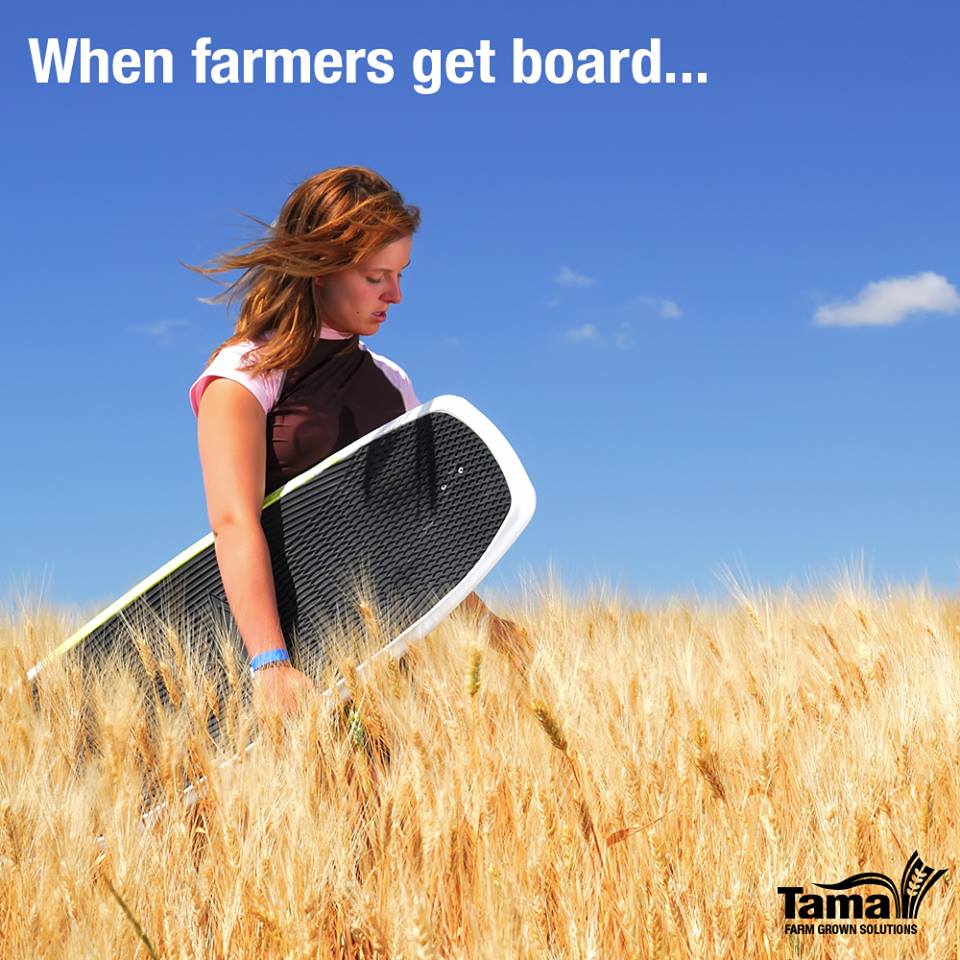 When farmers get board...