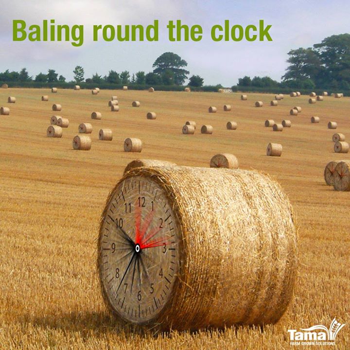 Baling round the clock