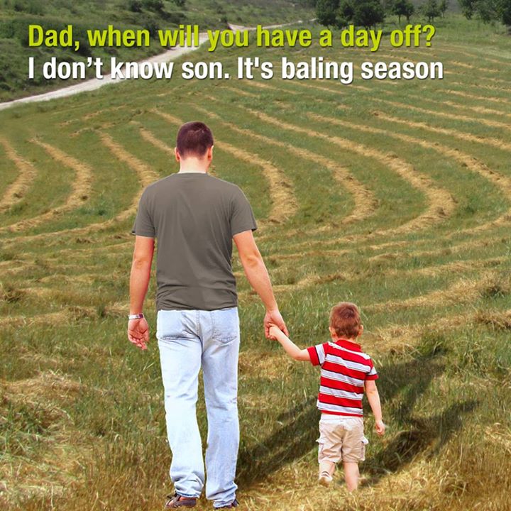 It's baling season