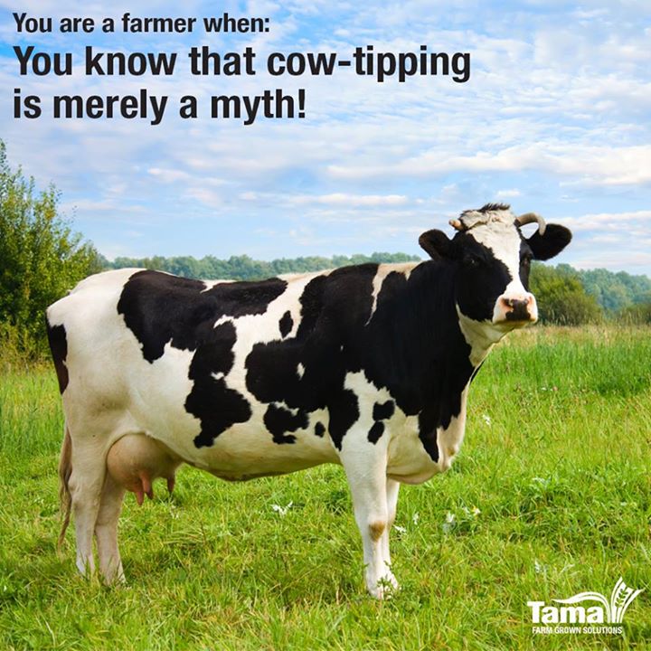 You are a farmer when