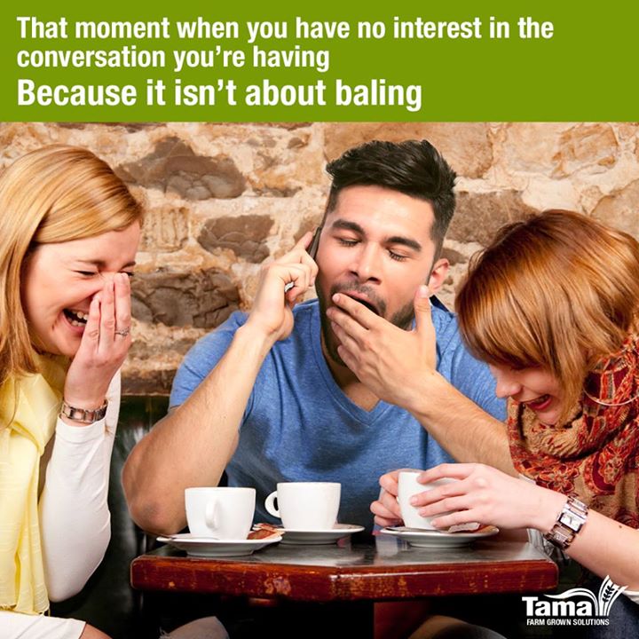 Because it isn't about baling