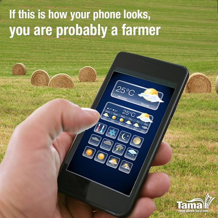 You are probably a farmer