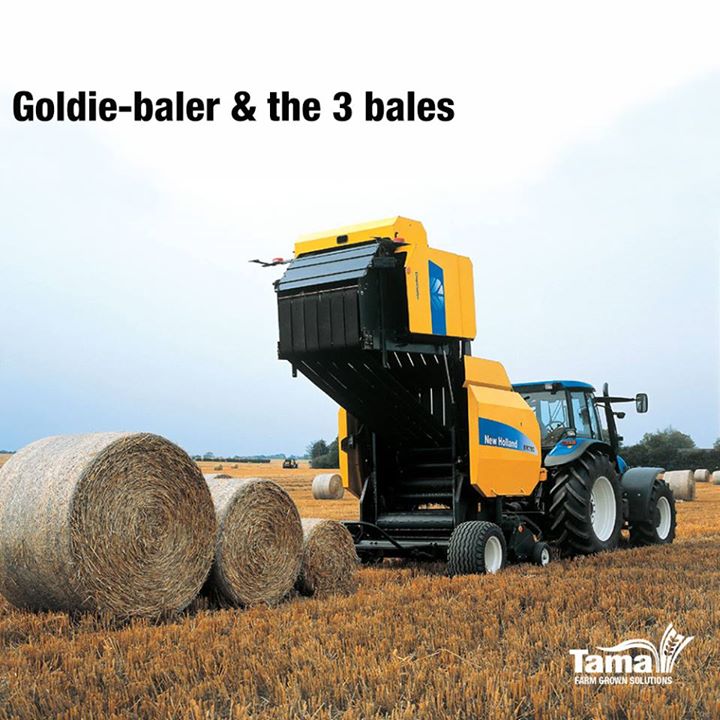 Goldie-baler & the 3 bales