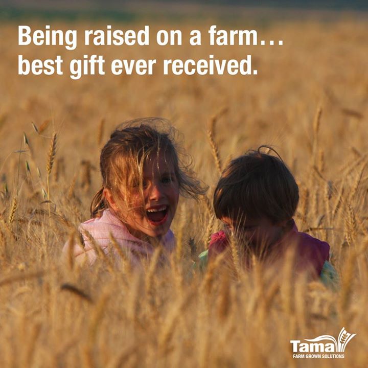 Being raised on a farm... best gift ever received