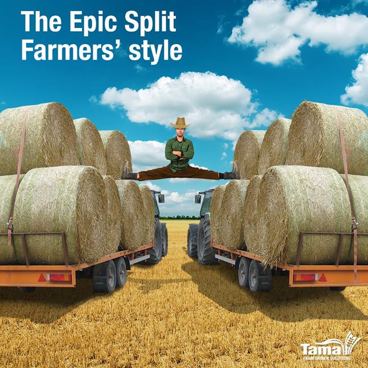 The Epic Split farmers' style