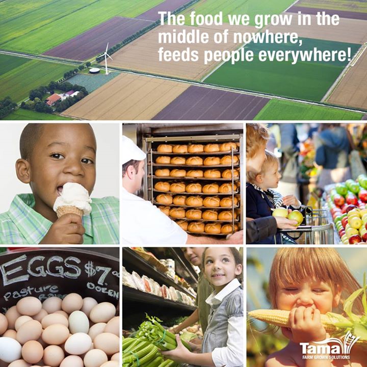 The food we grow in the middle of nowhere, feeds people everywhere!