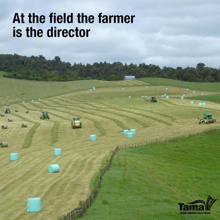 At the field the farmer is the director