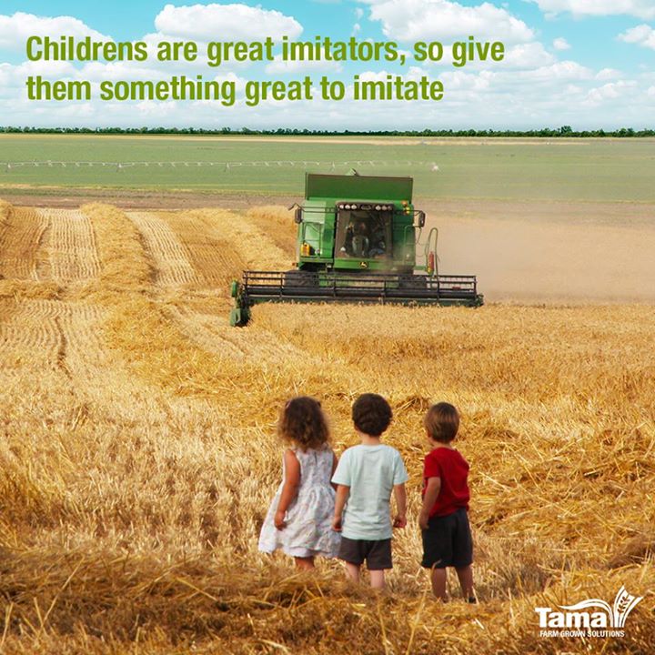 Childrens are great imitators