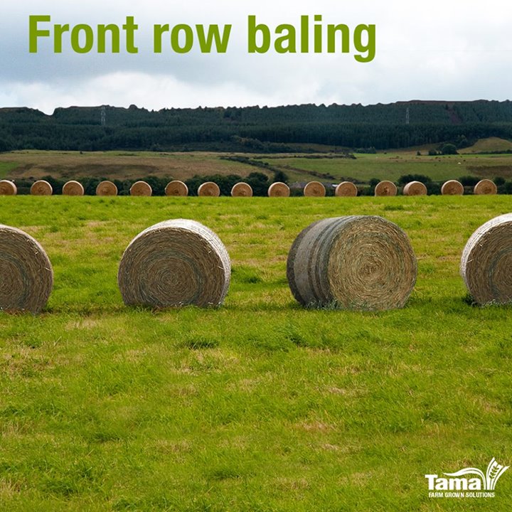 Front row baling