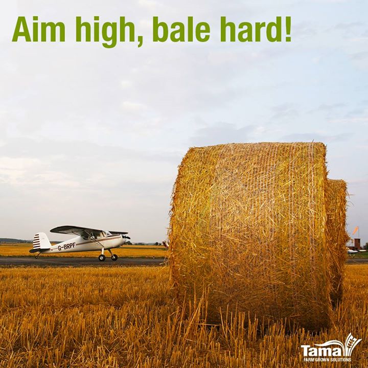 Aim high, bale hard