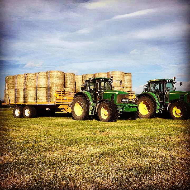 Another load on its way to the barn