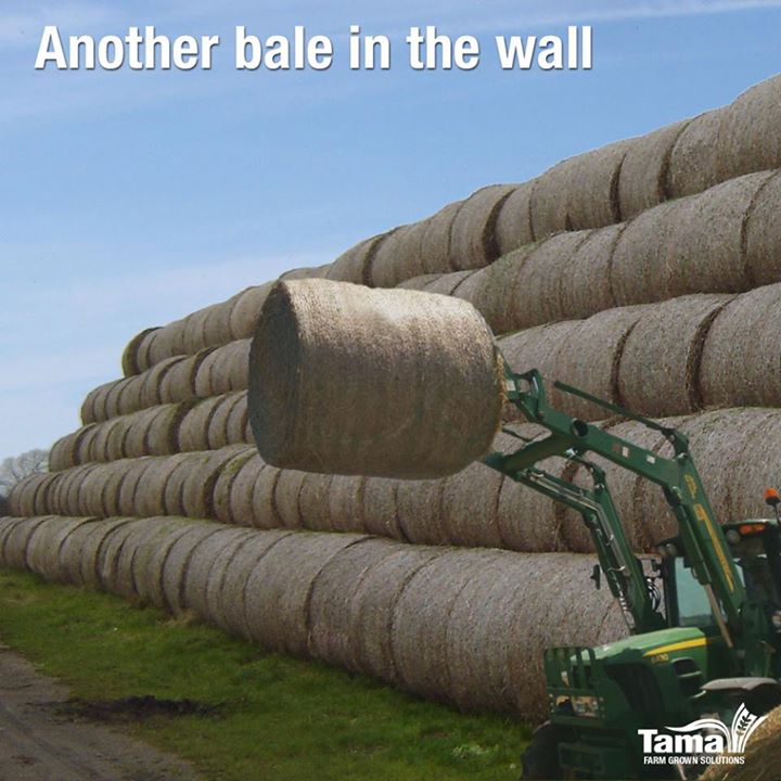 Hay and tractor