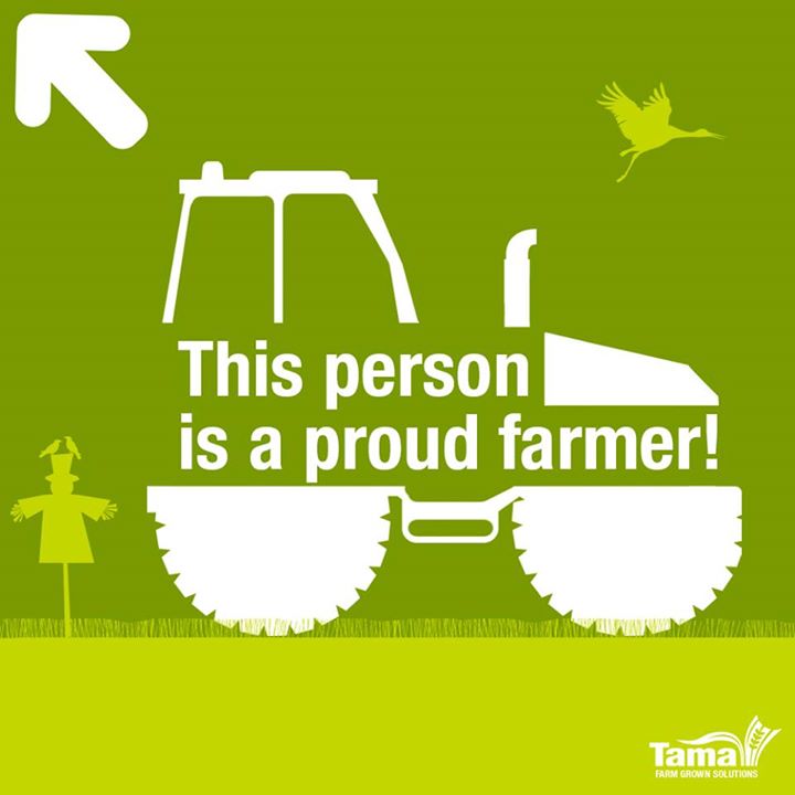 Proud farmer