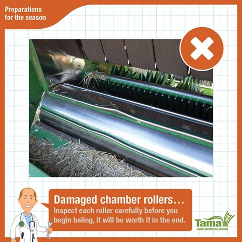 Damaged chamber rollers