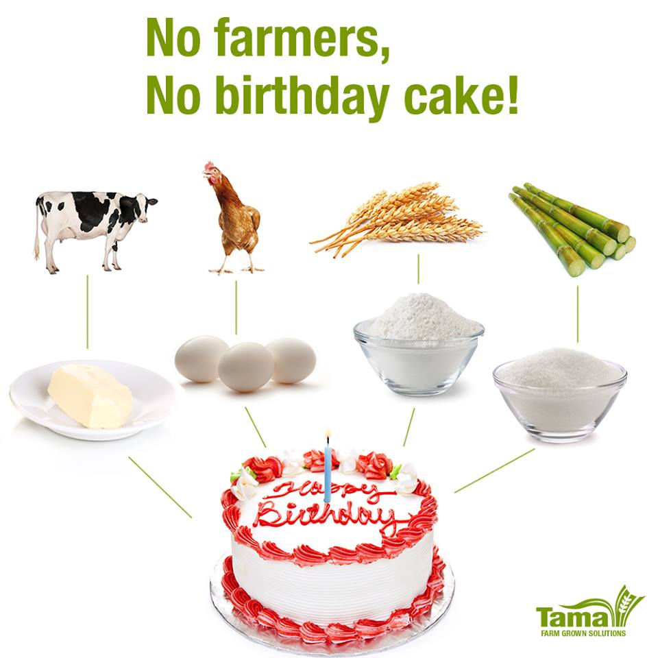 Thanks to farmers you can have your birthday cake & eat it