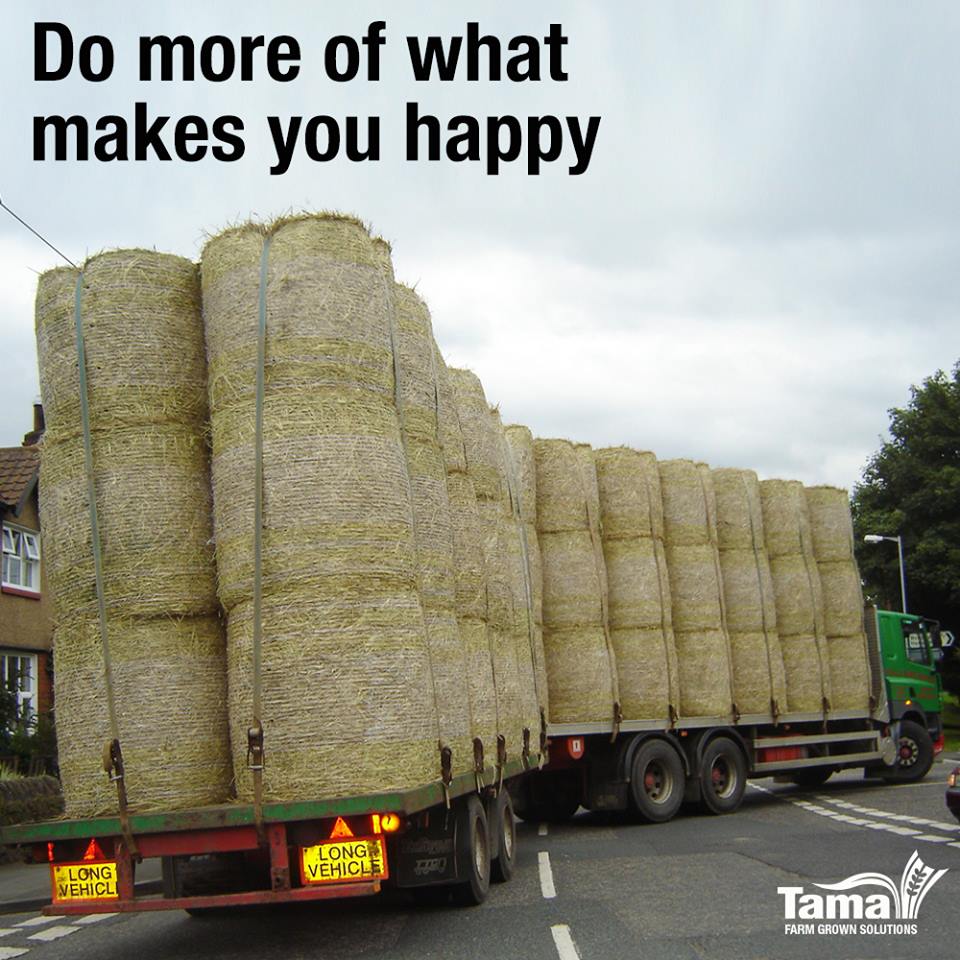 Can you tell how many bales were loaded onto this track