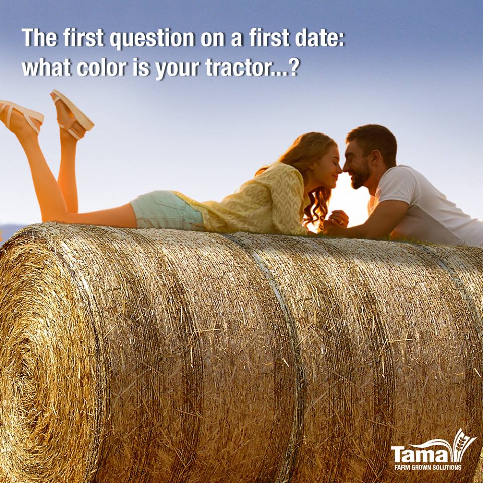 The first question on a first date: what color is your tractor... ?
