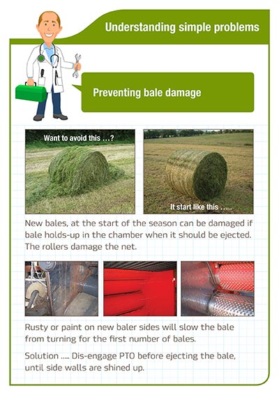 Understanding simple problems - Preventing bale damage